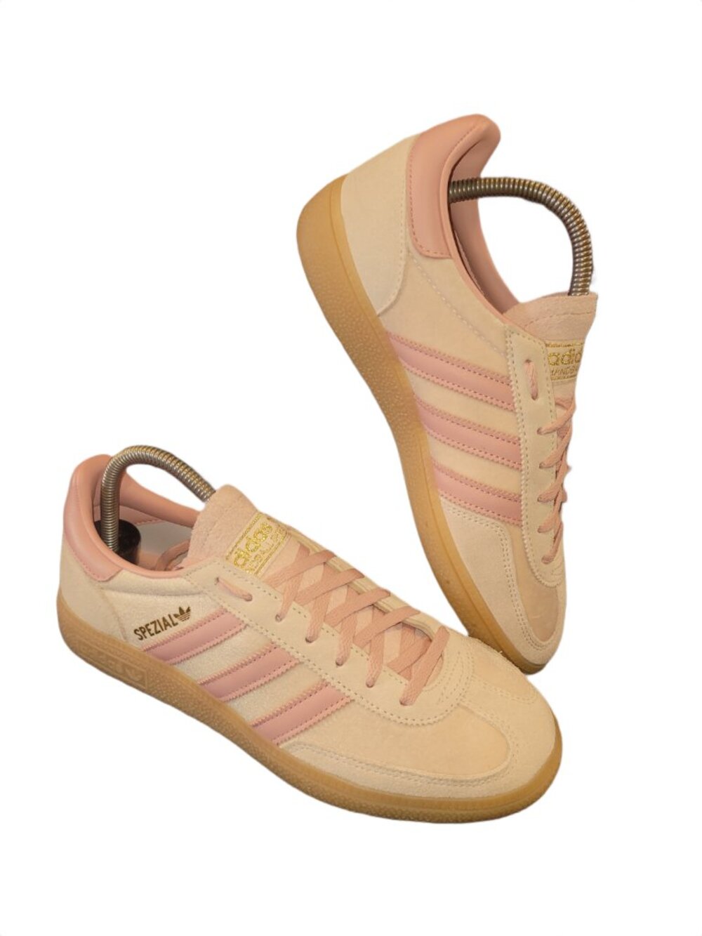 Adidas Handball Spezial Wonder Quartz Pink Tan Gum Sneakers ♀️ Women's Size 8.5 - Picture 8 of 16